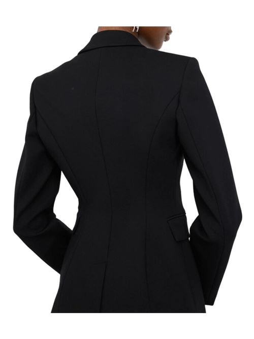 Blazer da donna  in jersey punto milano, spilla removibile, colore nero LIU JO | CF5343-J185722222